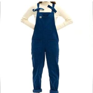 Lucy & Yak Overalls Corduroy Blue Dungaree Utility Size US 4